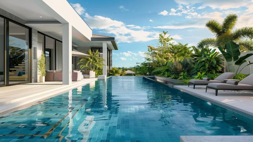 Smart pool automation with app-controlled lighting and features