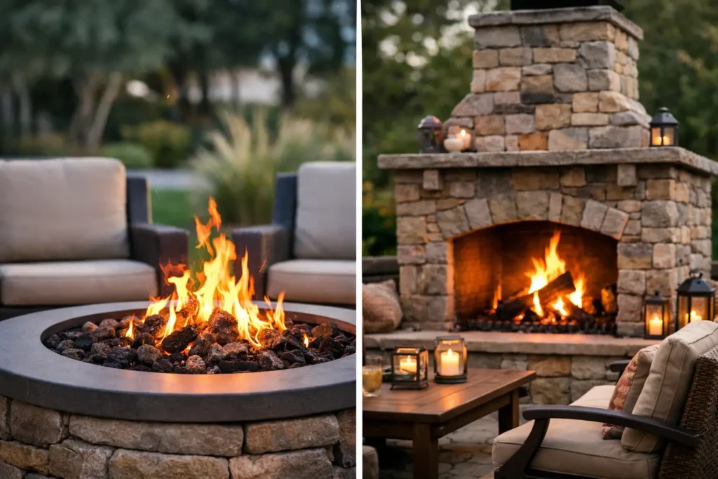 Fire Pit vs Fireplace Outdoor: Which Fits?