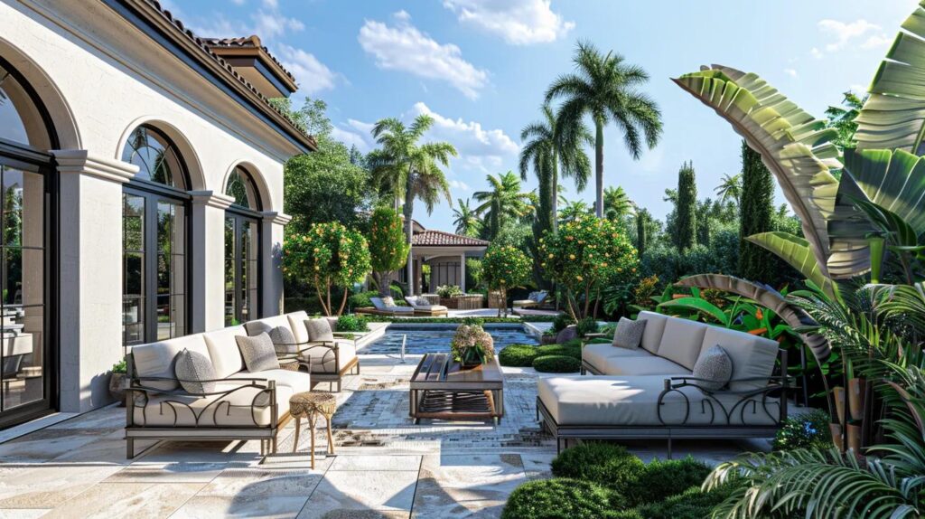 Luxury outdoor living project in Florida showcasing meticulous design and planning