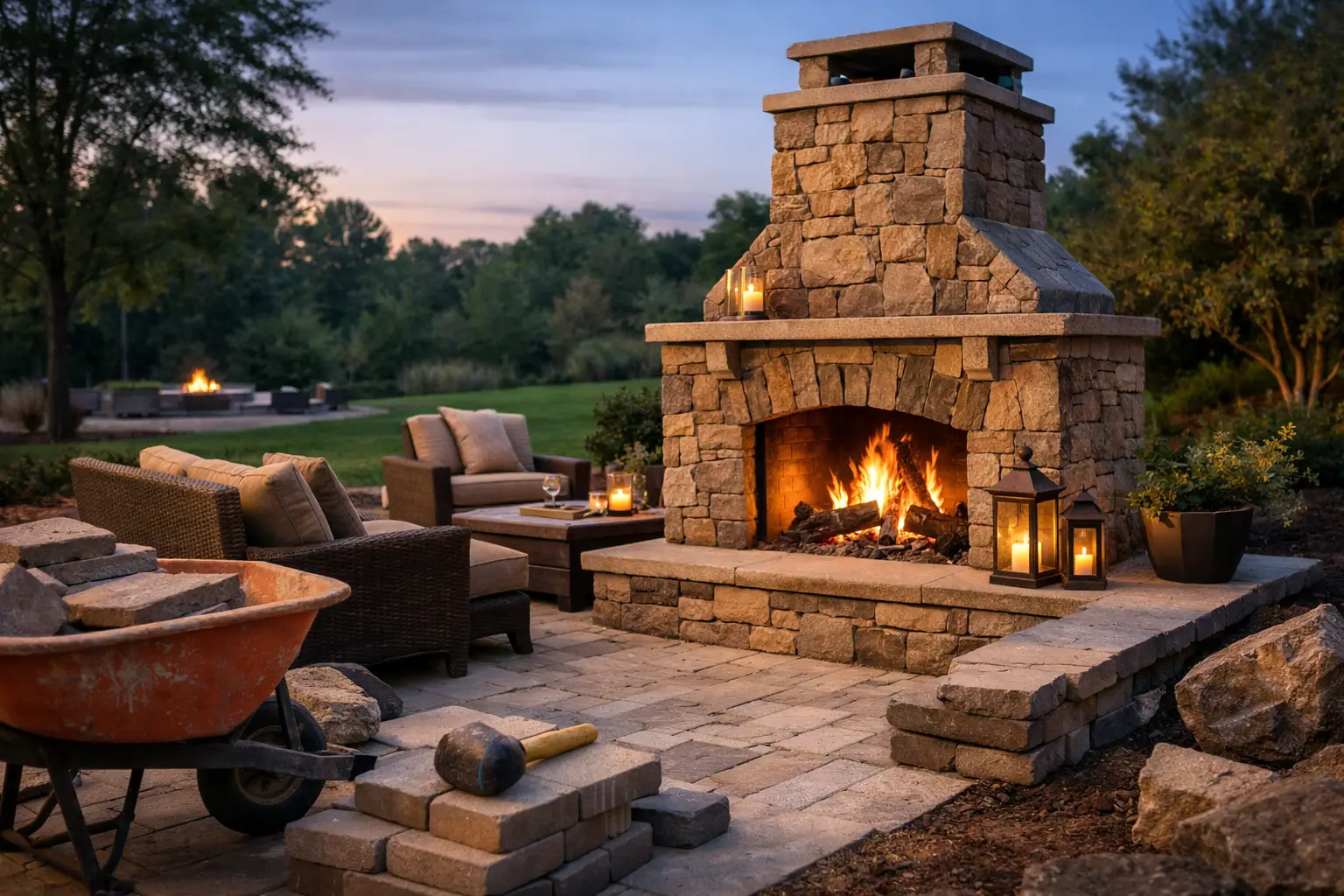 Outdoor Fireplace Installation Cost Guide