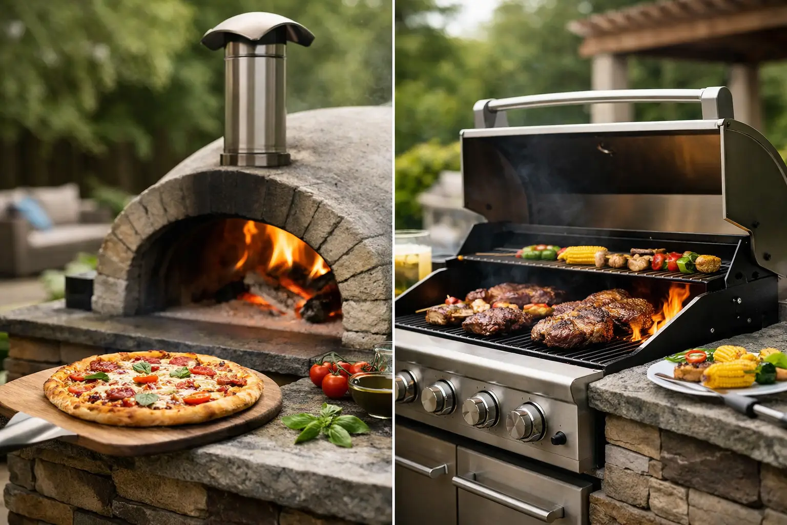 Pizza Oven vs Built In Grill: Which Fits?