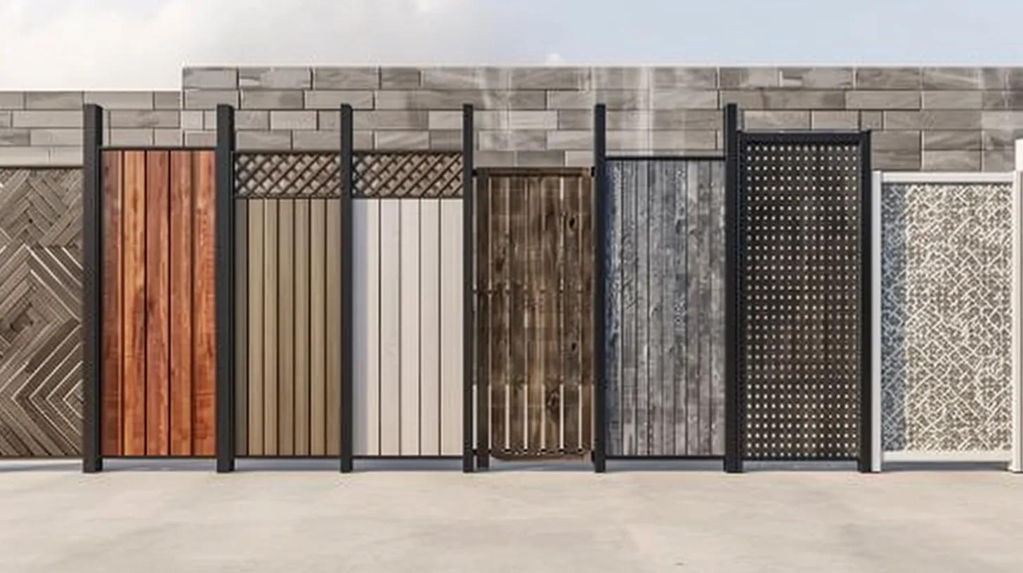 Comparison of luxury fencing materials: vinyl, wood, aluminum, composite, and wrought iron