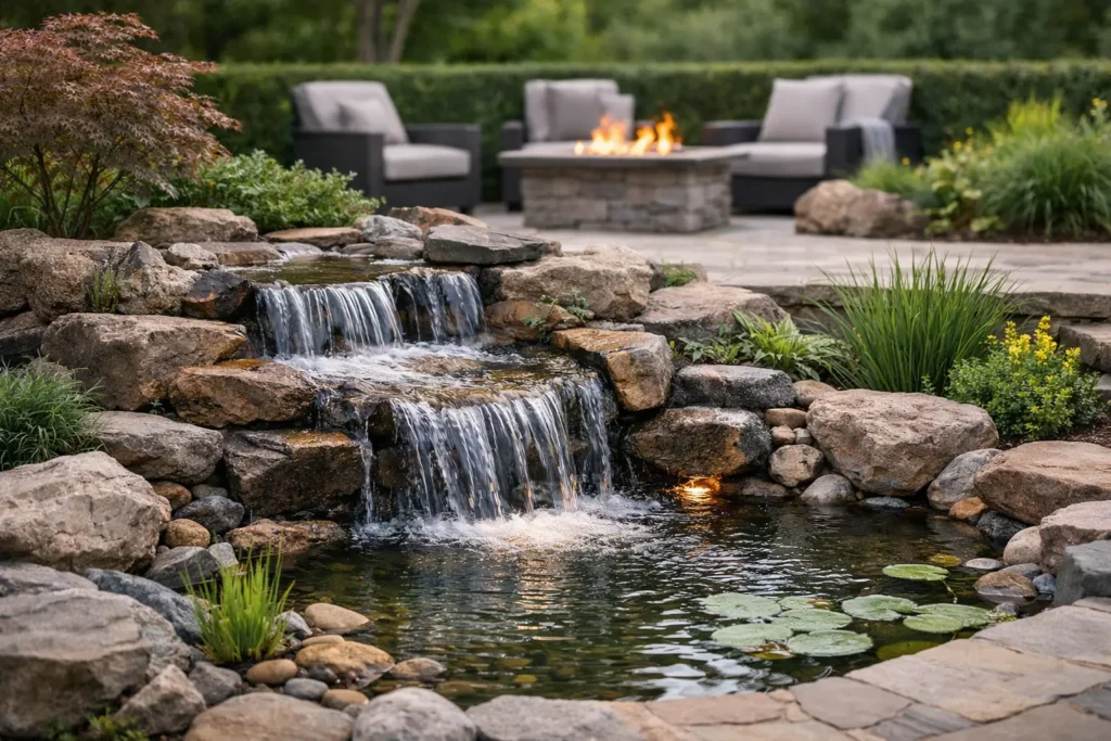 Custom Water Feature Design for Better Backyards