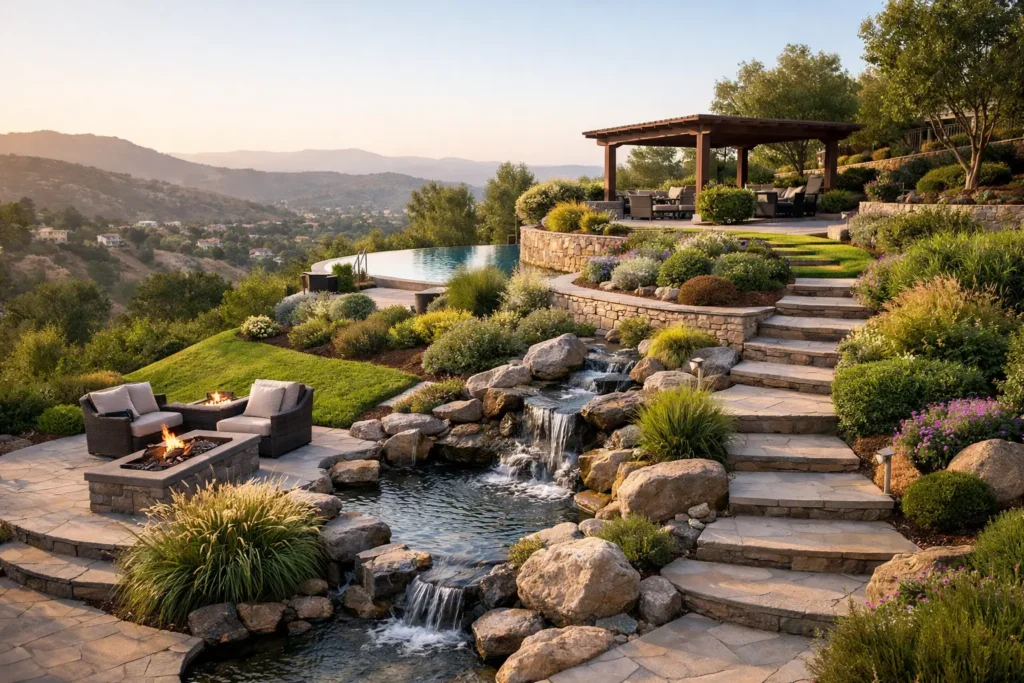 Hillside Landscape Transformation That Lives Beautifully