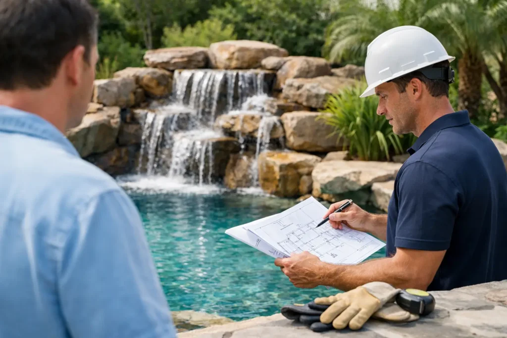 How to Choose a Pool Waterfall Contractor