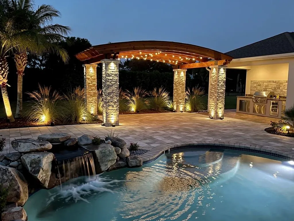 How Does Integrated Lighting Complement Architectural and Landscape Elements