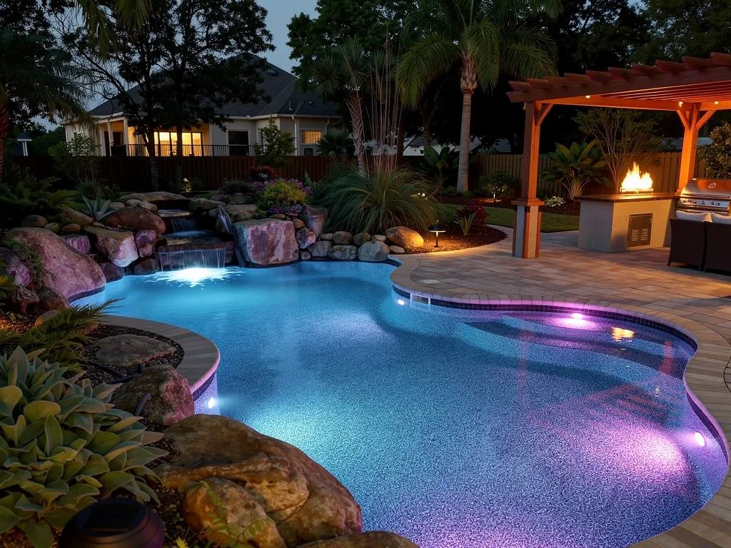 Luxury Custom Fiberglass Pool Design