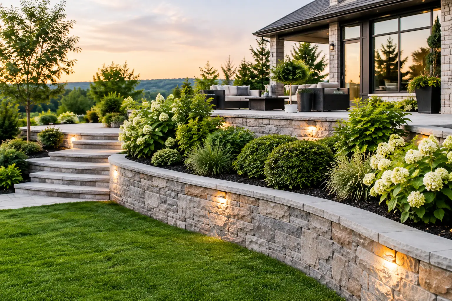 10 Retaining Wall Design Ideas for Luxury Yards