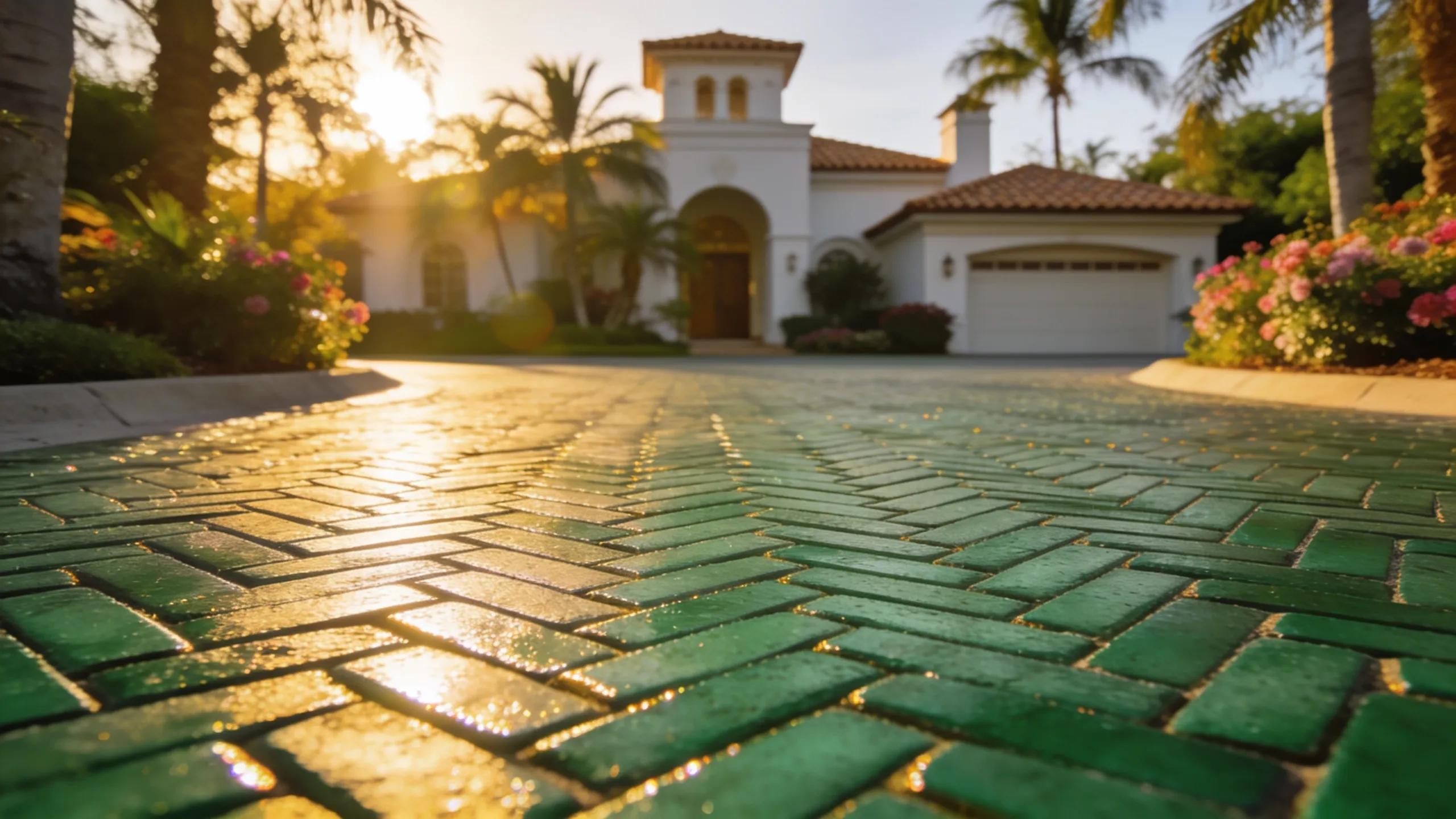 Driveway Paver Patterns & Materials in Florida: Exploring Herringbone, Cobblestone & Travertine Durability for Lasting Luxury