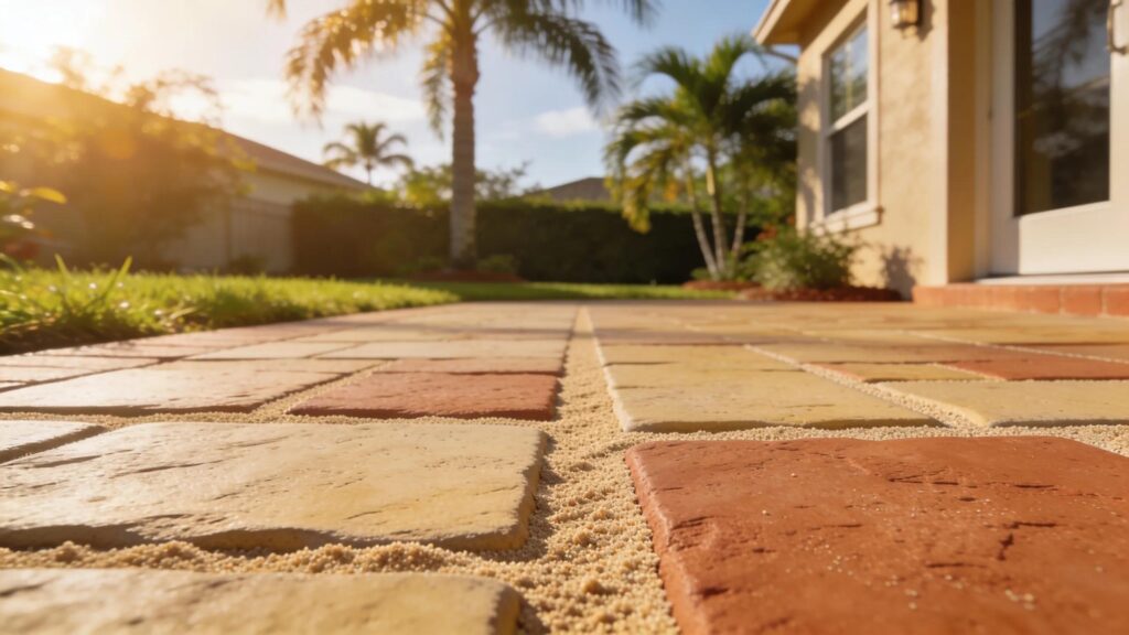 Drainage techniques for enhancing sand-free joint systems in Florida