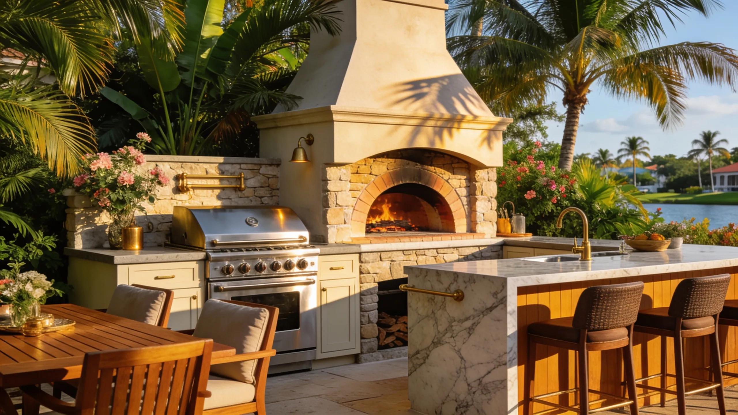Custom Outdoor Pizza Ovens in Florida: Comprehensive Guide to Built-In Wood-Fired & Gas Pizza Ovens