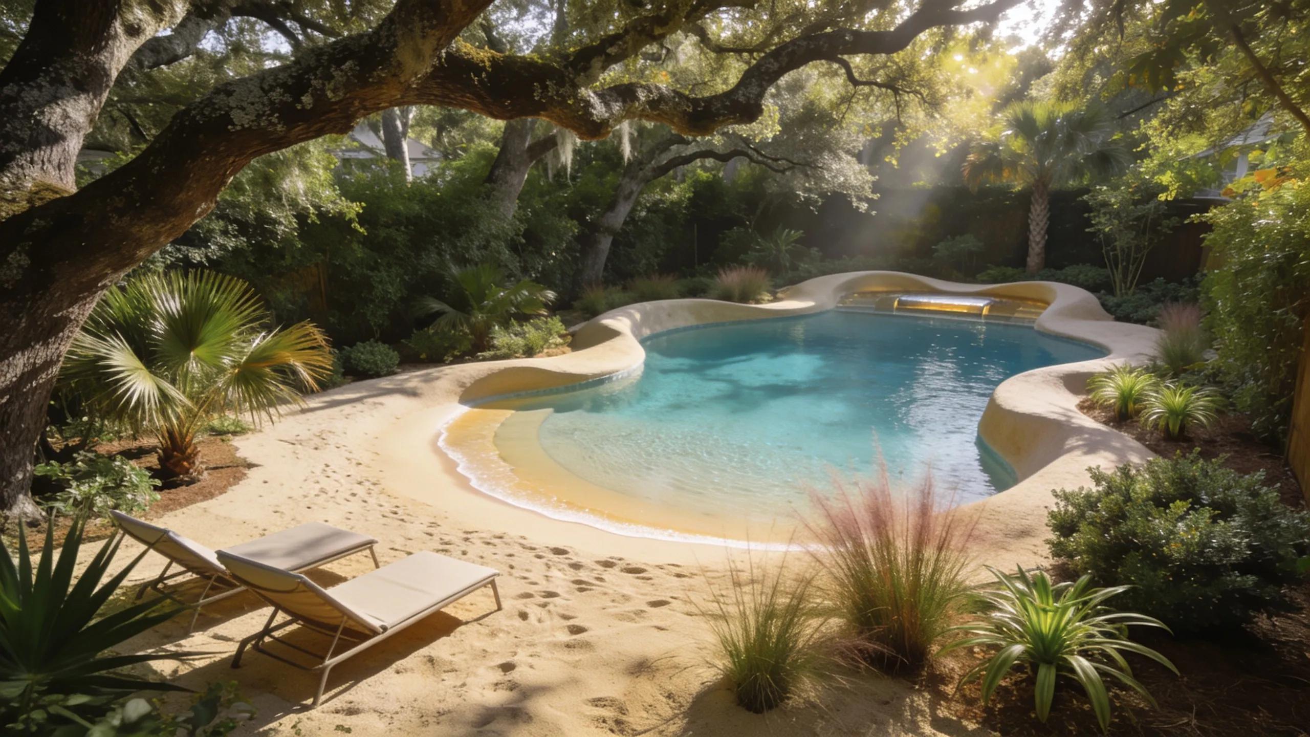 Naturi Sand Pools in Small Florida Backyards: Compact Lagoon Design and Space Optimization Strategies