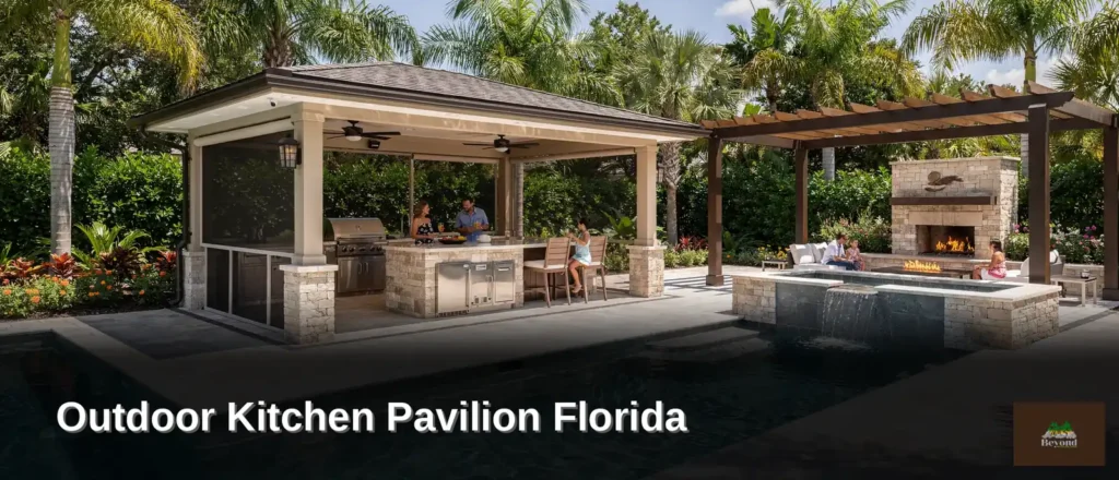 Florida's tropical climate creates design challenges specific to outdoor kitchen pavilions that do not exist