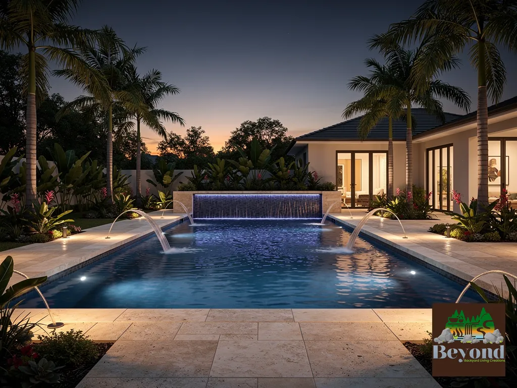 Custom Swimming Pool Water Features in Florida